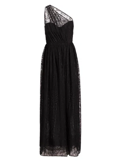 As It May Women's Marie Tulle One-shoulder Gown In Black
