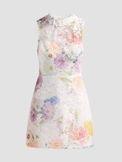 As It May Women's Nerine Floral Lace Mini Dress In Multi