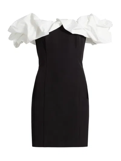 As It May Women's Rosalie Ruffle Minidress In White