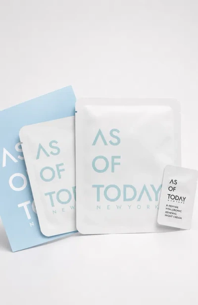 As Of Today One-night Recovery Ritual Kit In Transparent