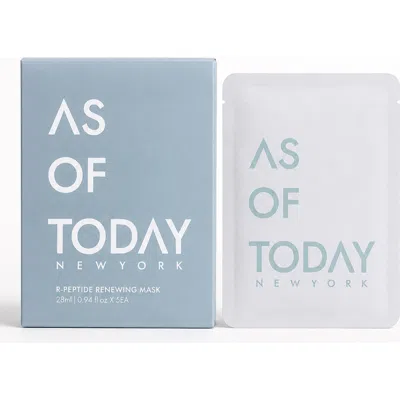 As Of Today R-peptide Renewing Masks In Transparent