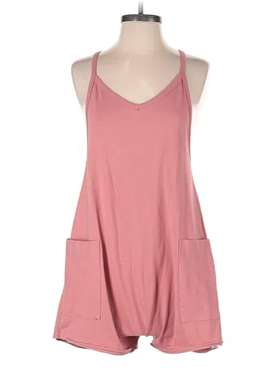 Pre-owned As Revival Romper In Pink