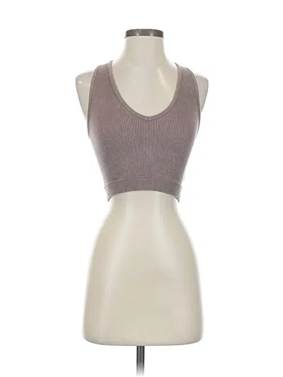 Pre-owned As Revival Tank Top Brown Strapless Neckline Tops