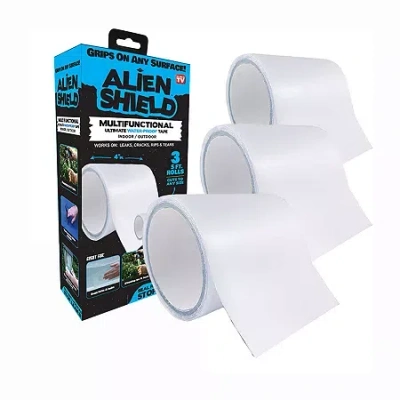 As Seen On Tv Alien Shield Ultra Durable Water-proof Tape In Transparent
