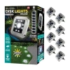 As Seen On Tv Bell + Howell 8 Led Super Bright Solar Powered Square Disk Light With Auto On/off Waterproof And Rus In Silver