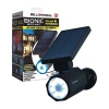 As Seen On Tv Bell + Howell Bionic Spotlight Solar Powered Motion Activated Outdoor Spotlight Night Light In Black