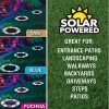 As Seen On Tv Bell + Howell Solar Powered Mosaic Disk Light With Auto On/off Lighting And Weatherproof - 8 Pack In White