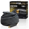 As Seen On Tv Hydro Steel Pro Heavy Duty Garden Hose In Black