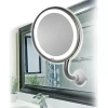 As Seen On Tv My Flexible Illuminated 5x Magnification Mirror With Bendable Neck And Suctions To Flat Surfaces In Silver