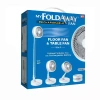 As Seen On Tv My Foldaway Rechargeable Floor And Table Fan With Rechargeable Battery In White
