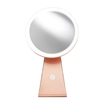 As Seen On Tv Nubrilliance Cordless 8'' Diameter 5x Rechargeable Magnification Mirror In Pink