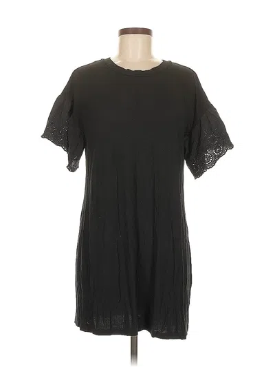 Pre-owned As U Wish Casual Dress In Black