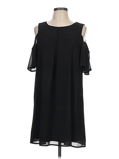 Pre-owned As U Wish Casual Dress In Black