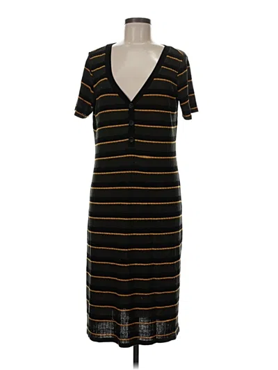 Pre-owned As U Wish Casual Dress In Black