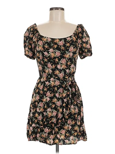 Pre-owned As U Wish Casual Dress In Black