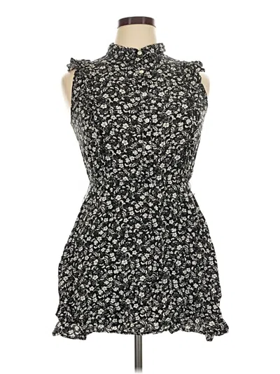 Pre-owned As U Wish Casual Dress In Black