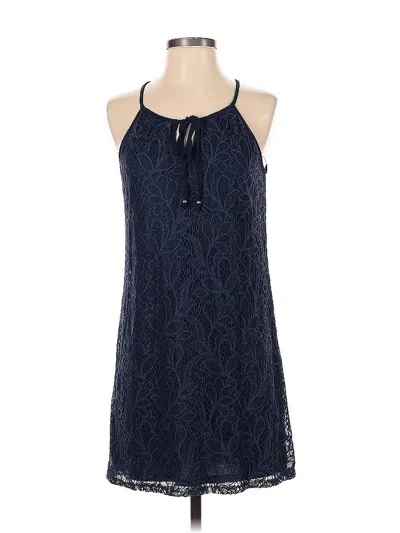 Pre-owned As U Wish Casual Dress In Blue