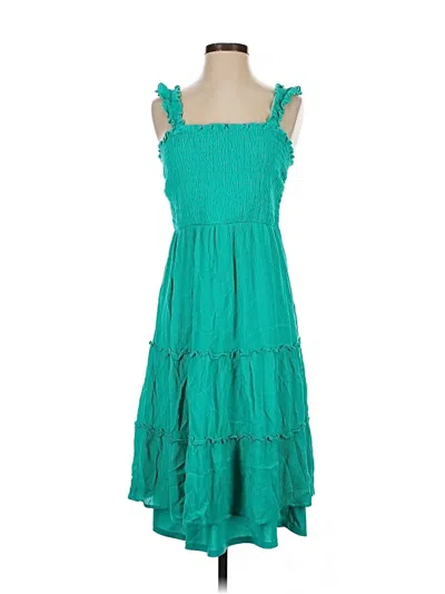 Pre-owned As U Wish Casual Dress In Blue