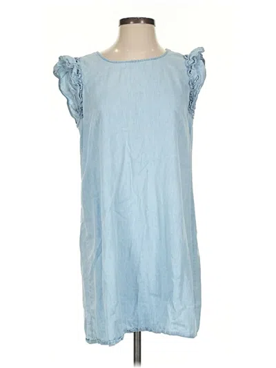 Pre-owned As U Wish Casual Dress In Blue