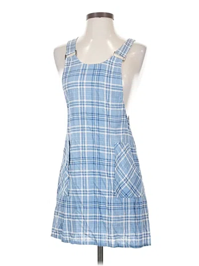 Pre-owned As U Wish Casual Dress In Blue