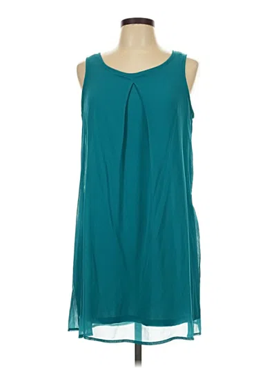Pre-owned As U Wish Casual Dress In Blue