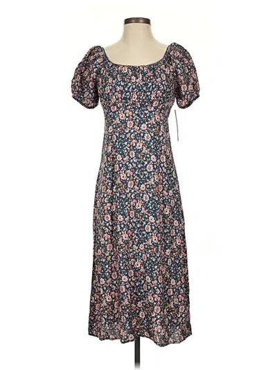 Pre-owned As U Wish Casual Dress In Blue