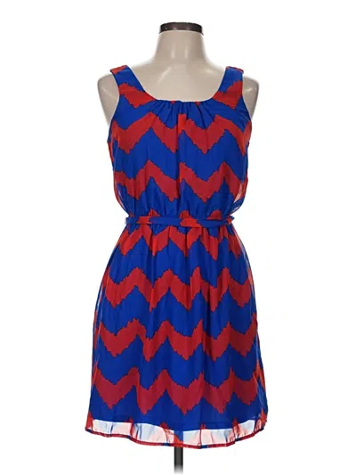 Pre-owned As U Wish Casual Dress In Blue