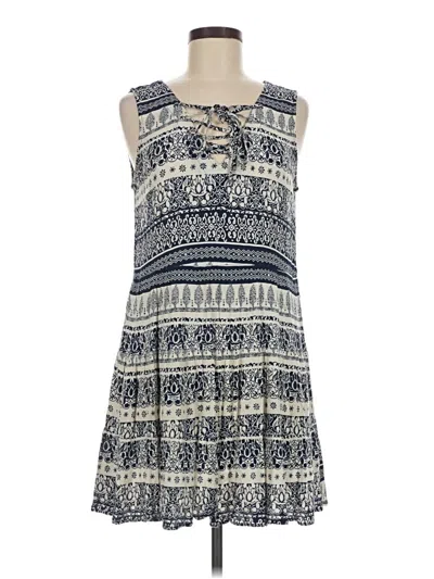 Pre-owned As U Wish Casual Dress In Blue