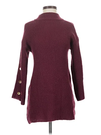 Pre-owned As U Wish Casual Dress In Burgundy