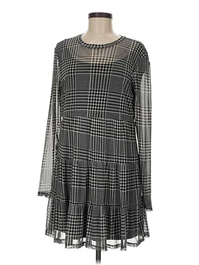 Pre-owned As U Wish Casual Dress In Gray
