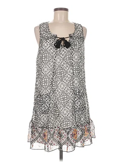 Pre-owned As U Wish Casual Dress In Gray