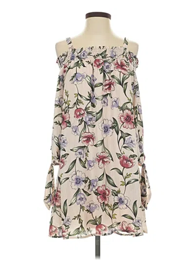 Pre-owned As U Wish Casual Dress In Ivory