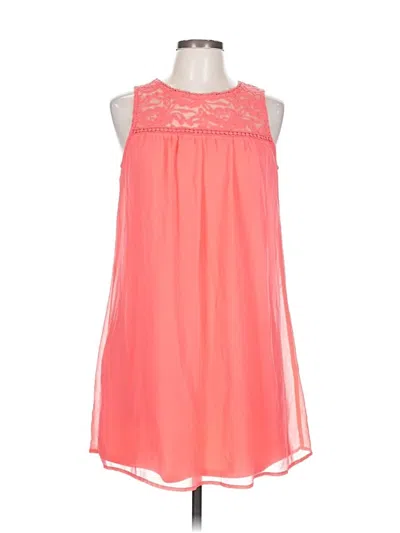Pre-owned As U Wish Casual Dress In Orange