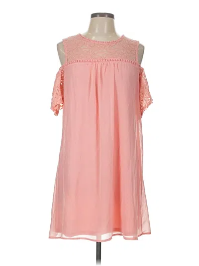 Pre-owned As U Wish Casual Dress In Pink