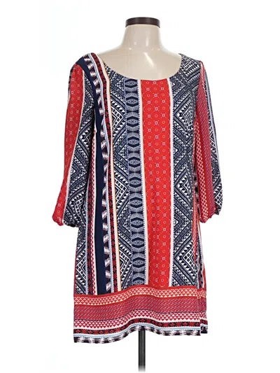 Pre-owned As U Wish Casual Dress In Red