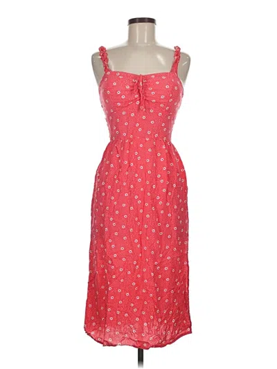 Pre-owned As U Wish Casual Dress In Red