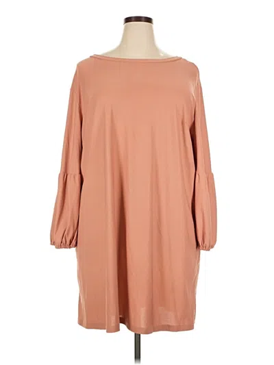 Pre-owned As U Wish Casual Dress In Tan