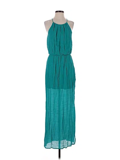 Pre-owned As U Wish Casual Dress In Teal