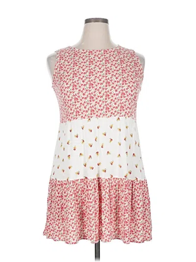 Pre-owned As U Wish Casual Dress In White