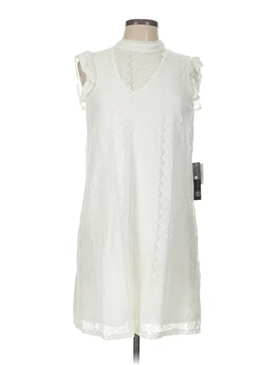 Pre-owned As U Wish Casual Dress In White