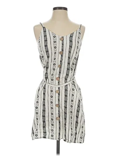 Pre-owned As U Wish Casual Dress In White