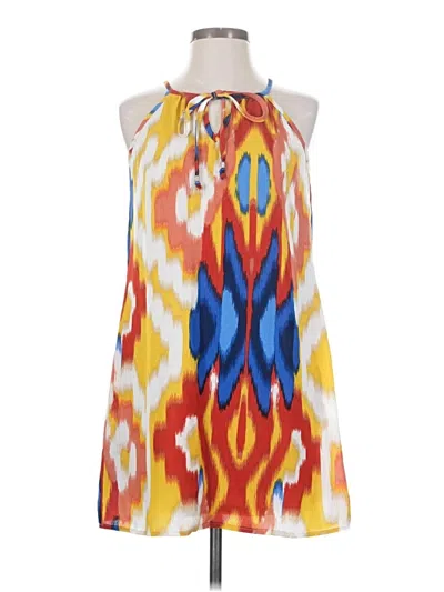 Pre-owned As U Wish Casual Dress In Yellow
