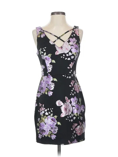 Pre-owned As U Wish Cocktail Dress In Black