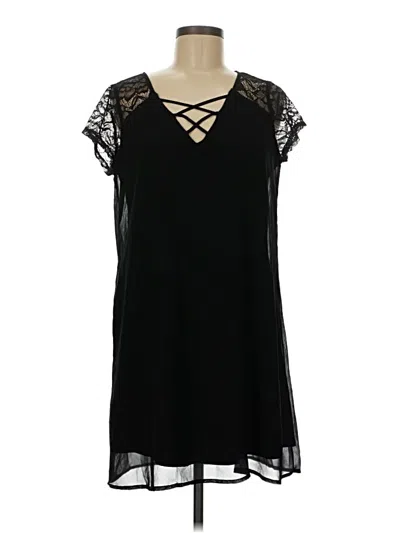 Pre-owned As U Wish Cocktail Dress In Black