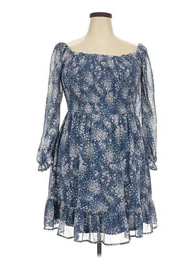 Pre-owned As U Wish Cocktail Dress In Blue