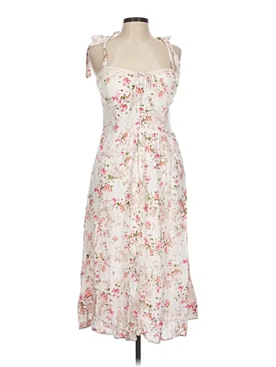 Pre-owned As U Wish Cocktail Dress In Ivory