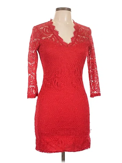 Pre-owned As U Wish Cocktail Dress In Red