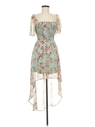Pre-owned As U Wish Cocktail Dress In Teal