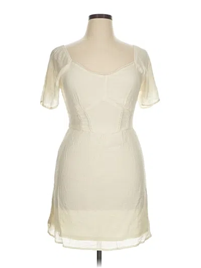 Pre-owned As U Wish Cocktail Dress In White