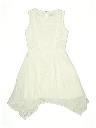 Pre-owned As U Wish Kids' Dress In White